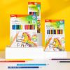 Creioane colorate 12 culori/set, DELI Enovation
